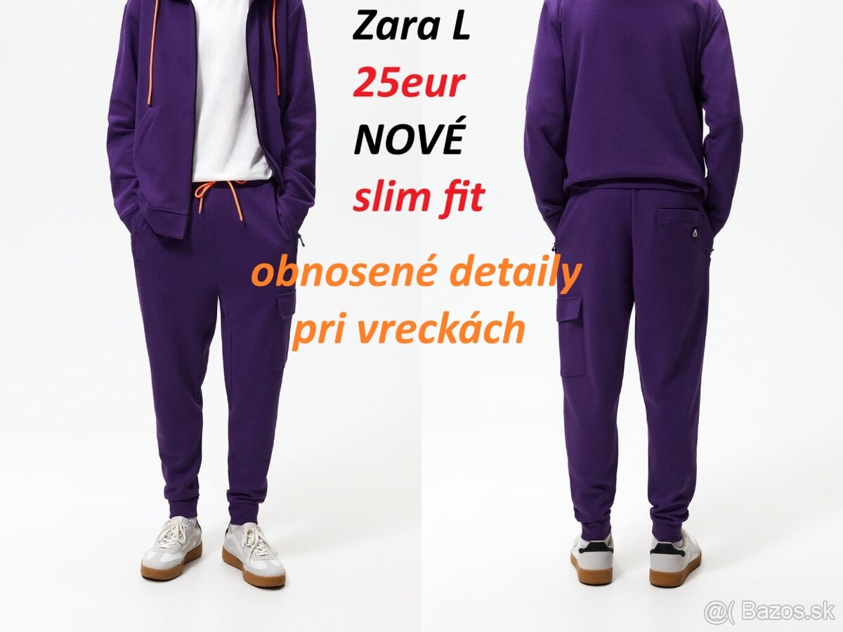 Tepláky Reebok, Teplákové kapsáče Zara - 8