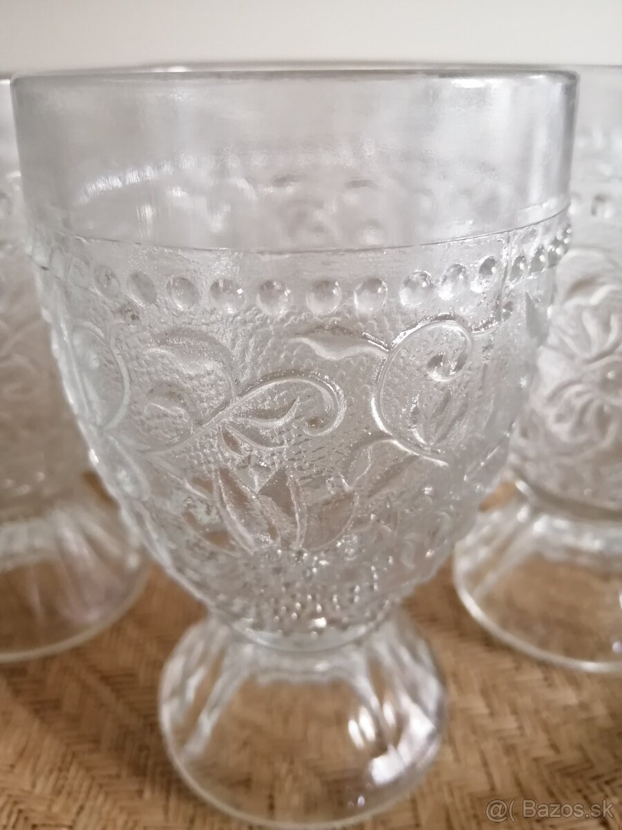 Elegantná retro súprava na nealko ako nová - 8