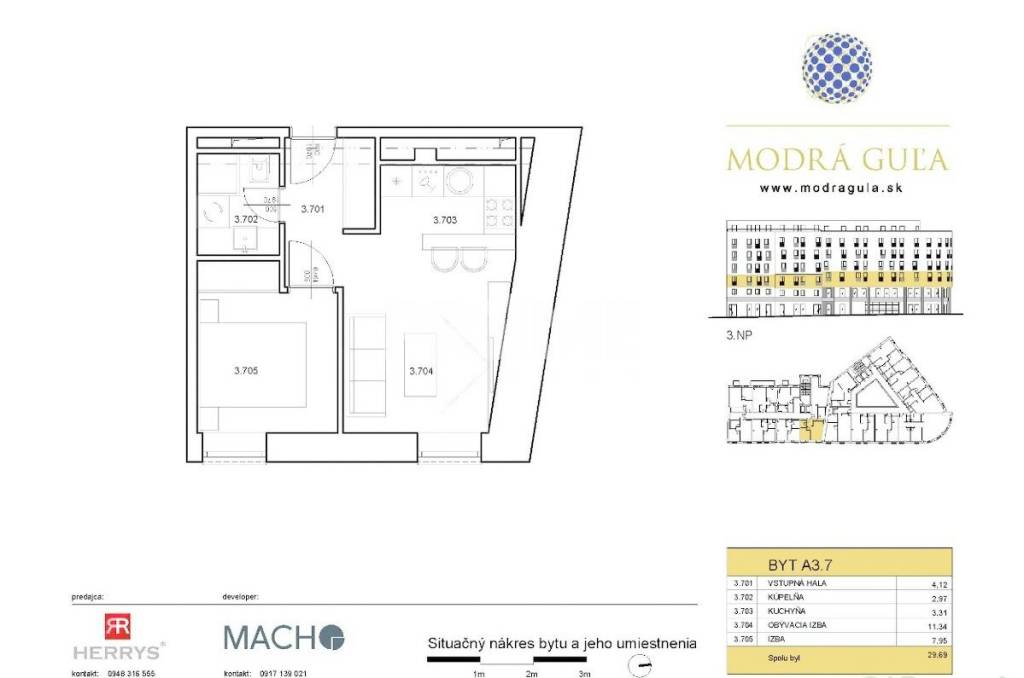 MODERNÝ 2i byt, NOVOSTAVBA, CENTRUM, Suché Mýto, Staré Mesto - 8