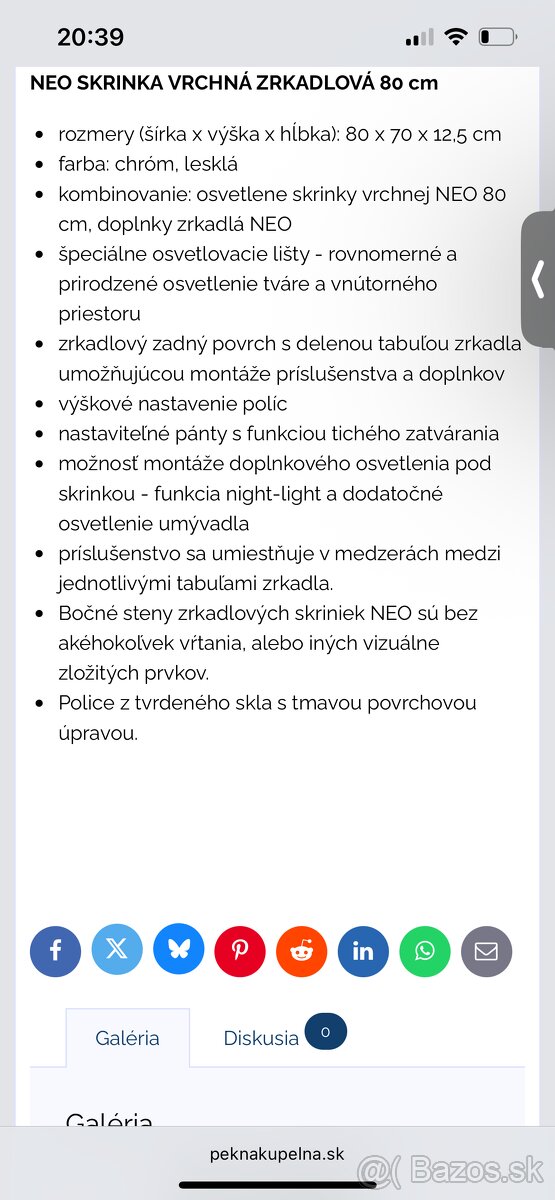 Zrkadlova kupelnova skrinka - 8