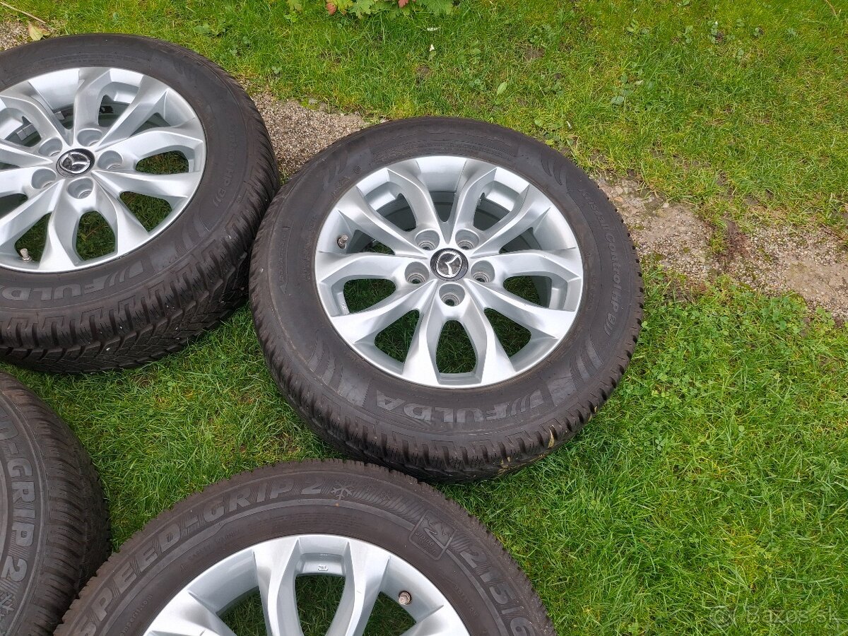 16" ALU 5x 114,3 /MAZDA,..orig/ zimné 215/60 r16 + TPMS - 8