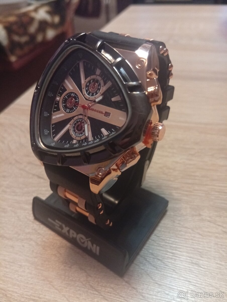 Nádherné pánske moderné hodinky.. mohutné - 8