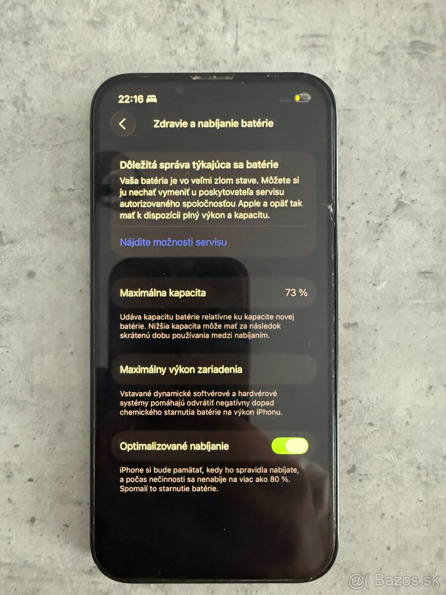 Predám Apple iPhone 13 Midnight blue – 128 GB - 8