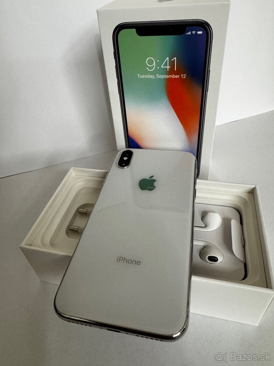iPhone X Silver 64 GB - 8