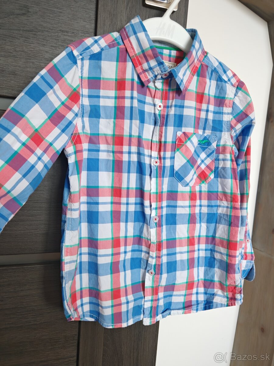 Chlapčenské košele veľkosti 104-122 - 8