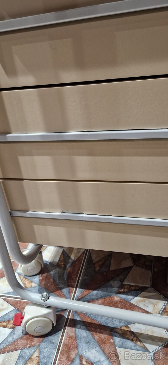 Retro prebaľovacia komoda,stolík s vaničkou - 8