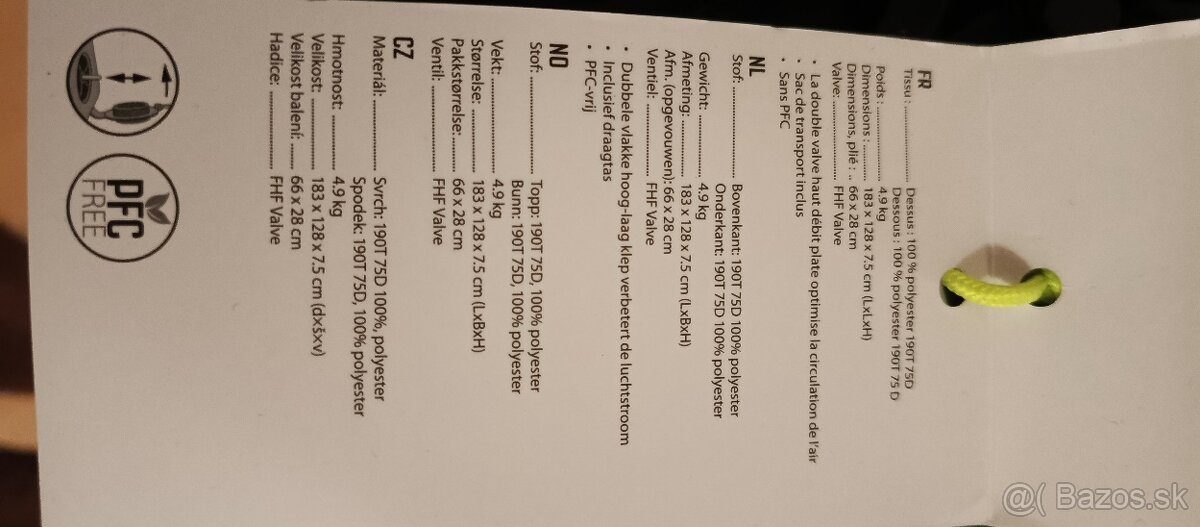 Regatta Kolima V3 4 Nafukovací Stan 4osoby Karimatky Outwell - 8