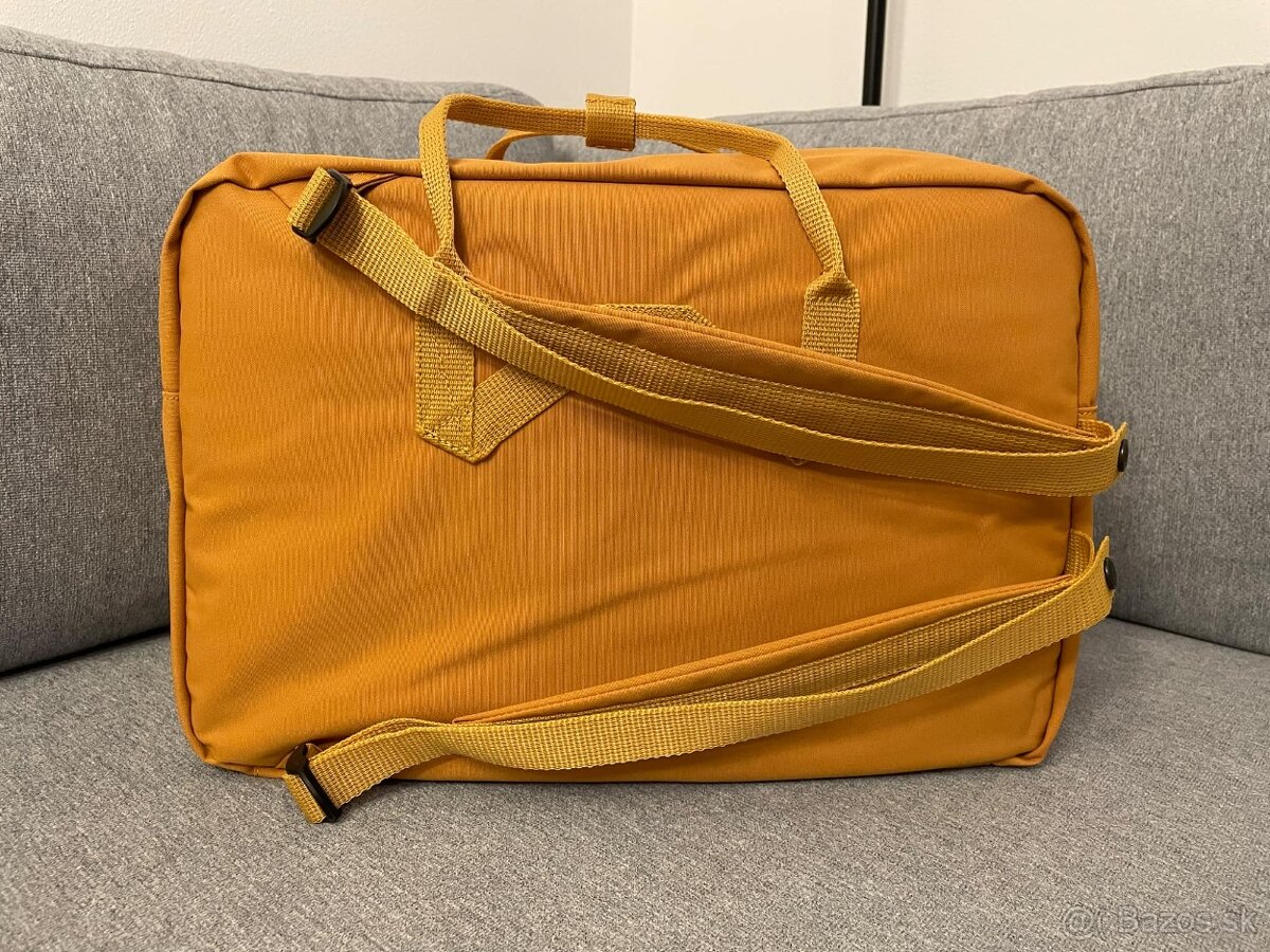 Predám batoh značky Fjällräven Kanken Weekender žltý - 8