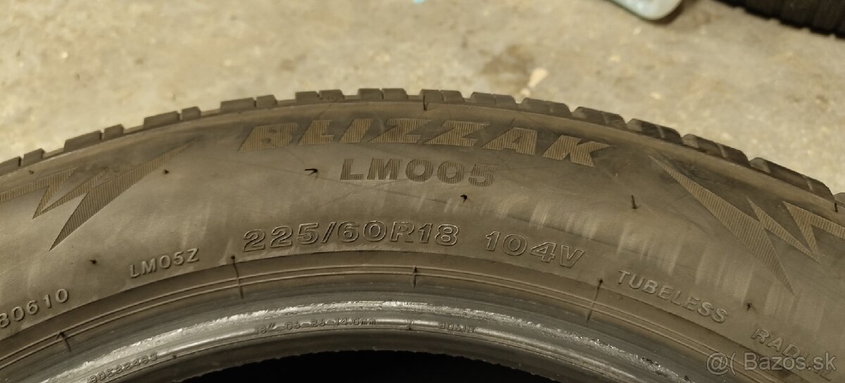 Zimné Bridgestone Blizzak 225/60/18 104V - 8