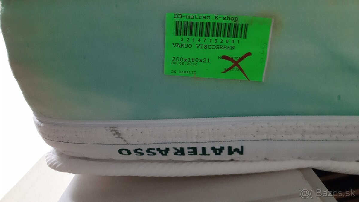 Matrac Materasso Viscogreen Aloe - 8