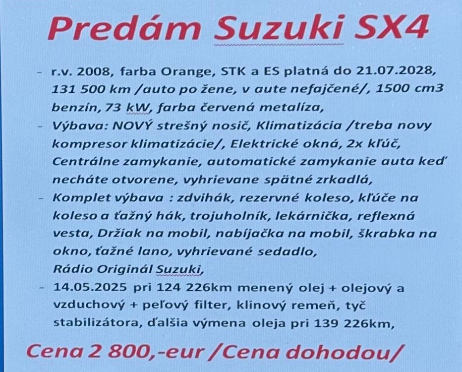 Suzuki SX4 - 8