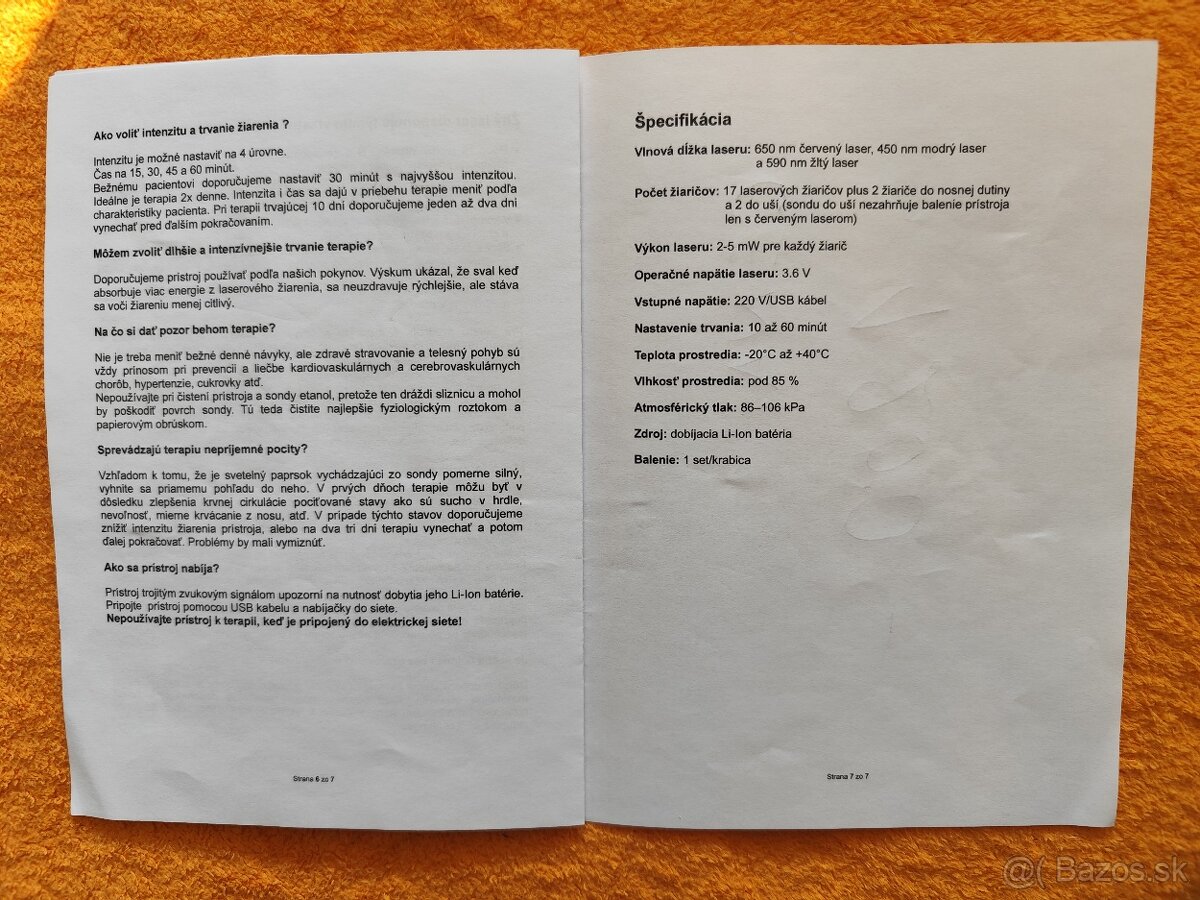 polovodičový laserový terapeutický prístroj - 8