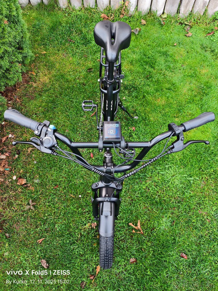 Mestský fat ebike Urlife 20x3.0“,500W,13Ah 624Wh,35km/h,80km - 8