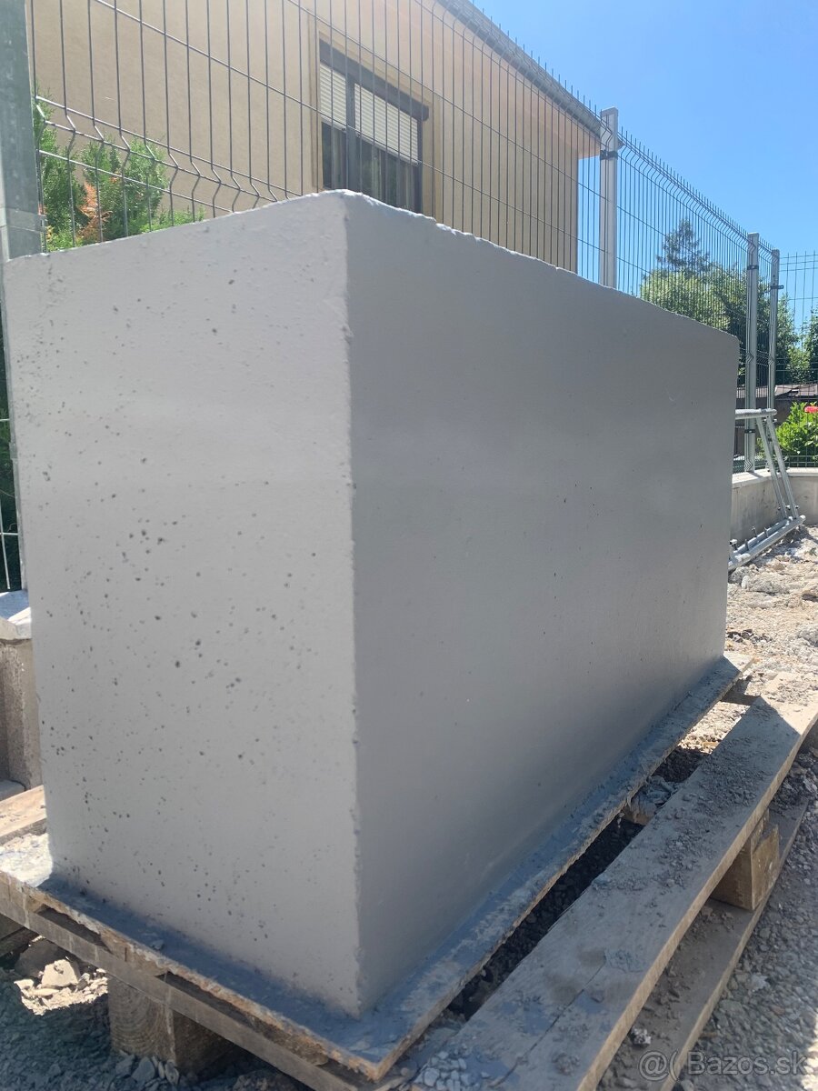 Betónový kvetináč - 8