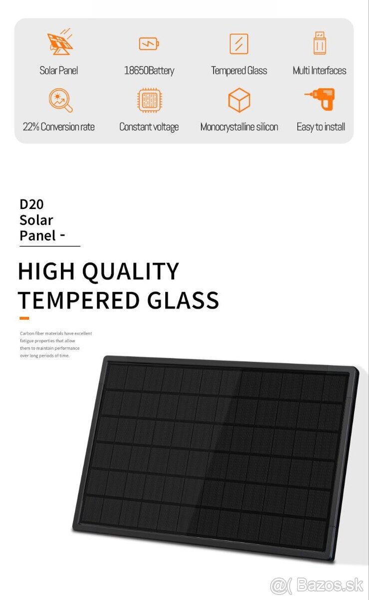 Solárny panel D20-18 - 8