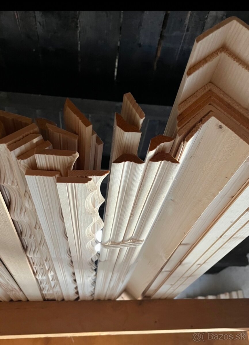 Tatranský zrubový profil Kvh hranoly rezivo plechy OSB - 8