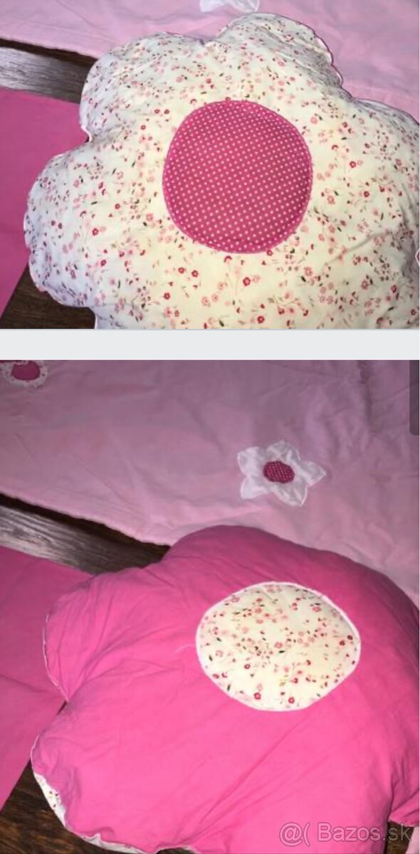 Ružový prehoz na posteľ pre dievčatko - 8