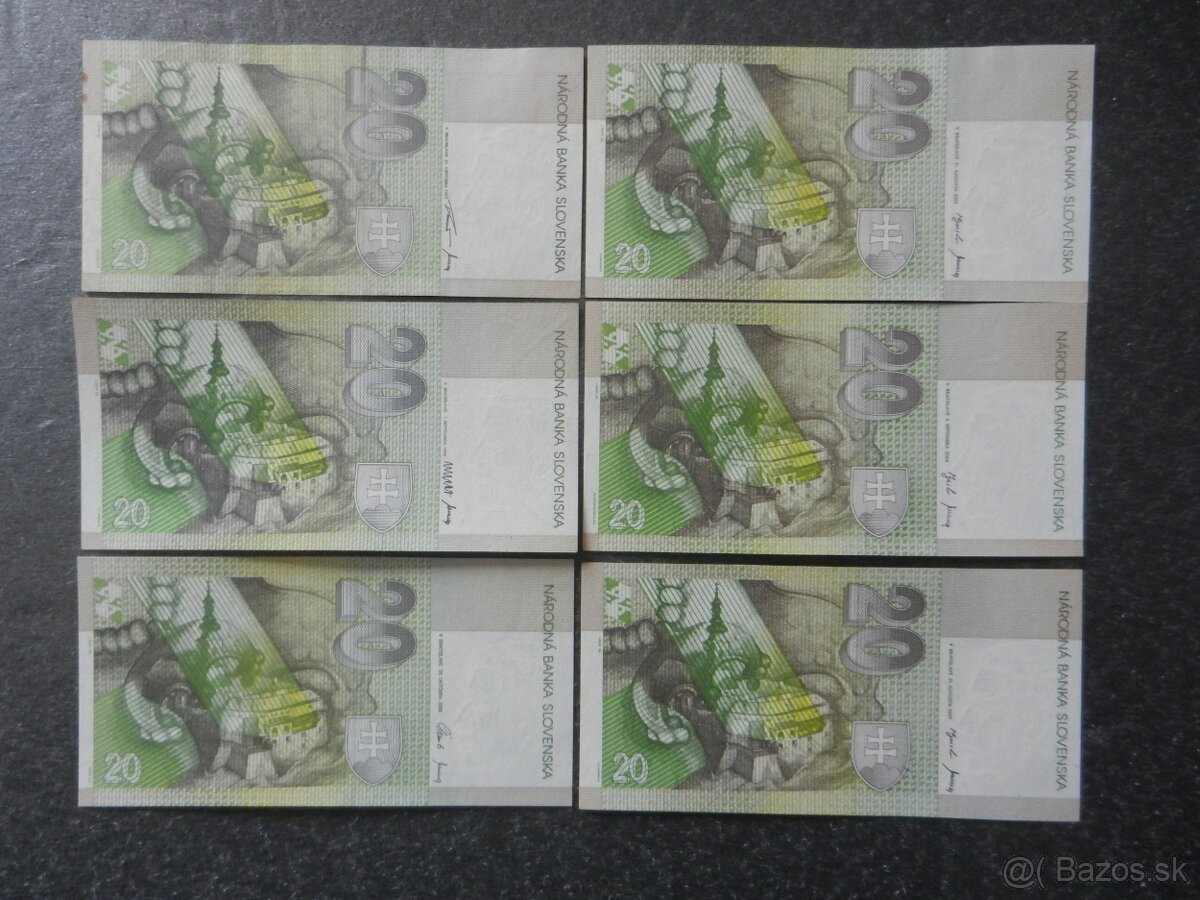 Slovenské bankovky pred eurom - 8