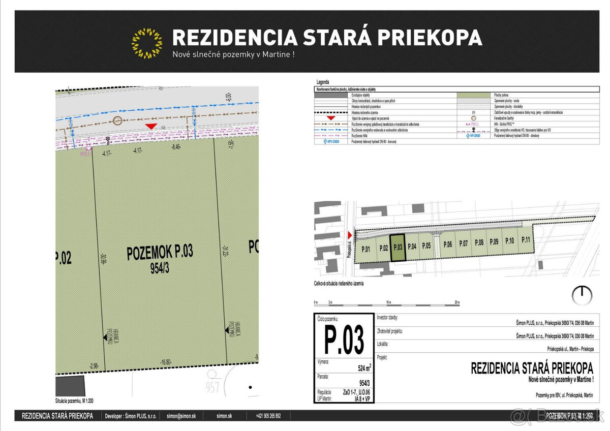 FINREA│ Na predaj stavebné pozemky "Rezidencia Stará Prieko - 8