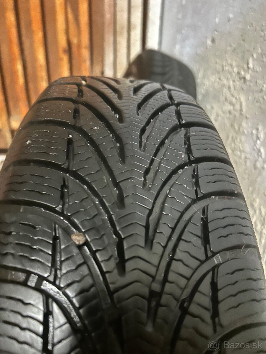 VW originál 5x100r14 disky + zimné pneu. - 8