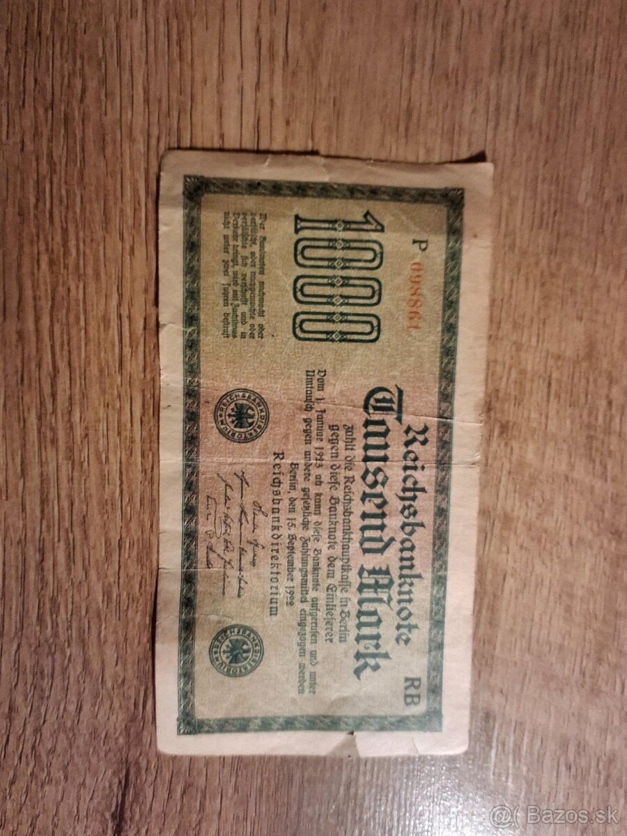 Staré bankovky - 8