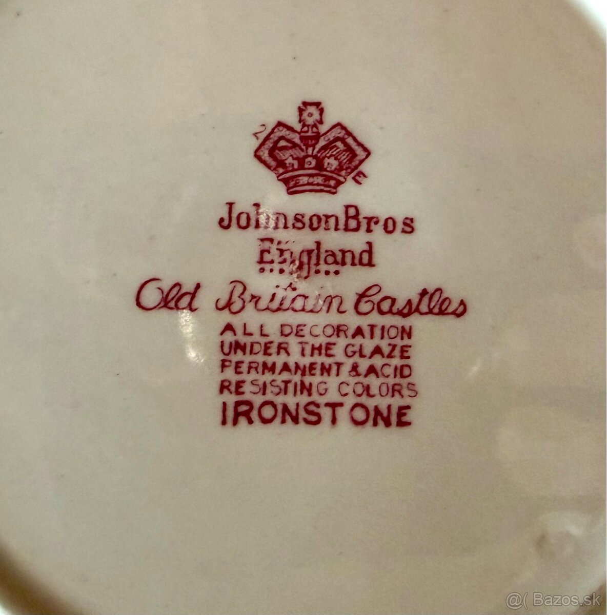 Starý anglický jídelní porcelán - 8