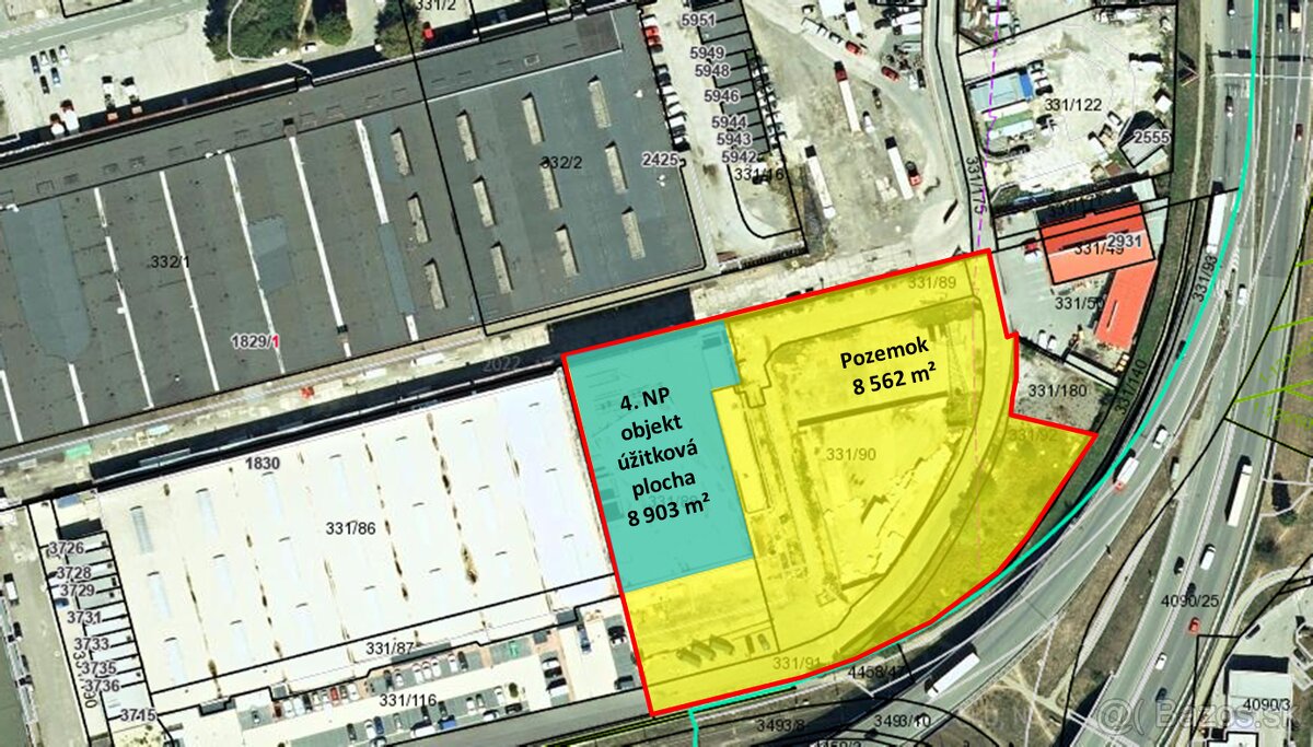 Predaj multifunkčnej budovy 8 903m² v časti Košice Juh s poz - 8