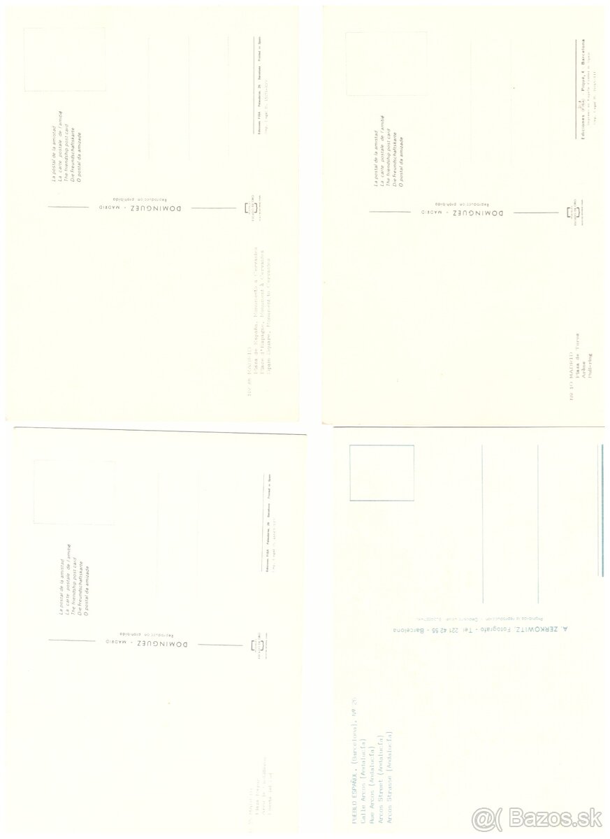 Pohľadnice mix svet farebne 2 - 8