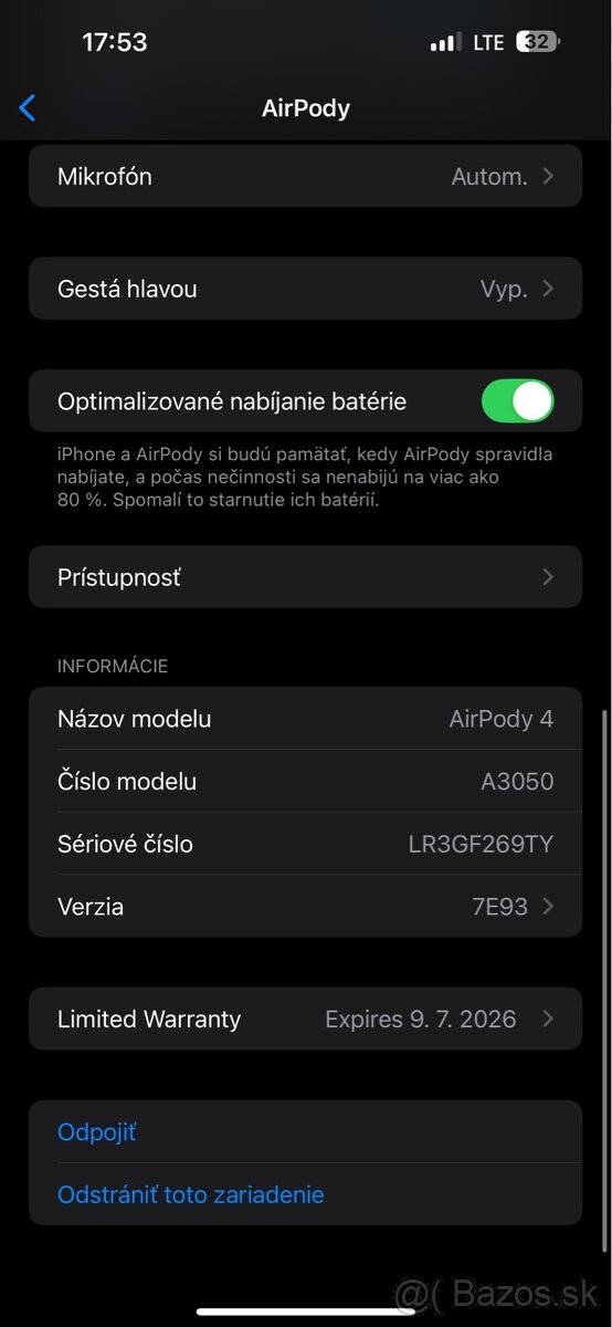 Apple Airpods 4, nové - 8