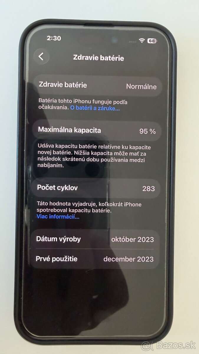 iPhone 15 PRO 256 GB Titanium Black - 8