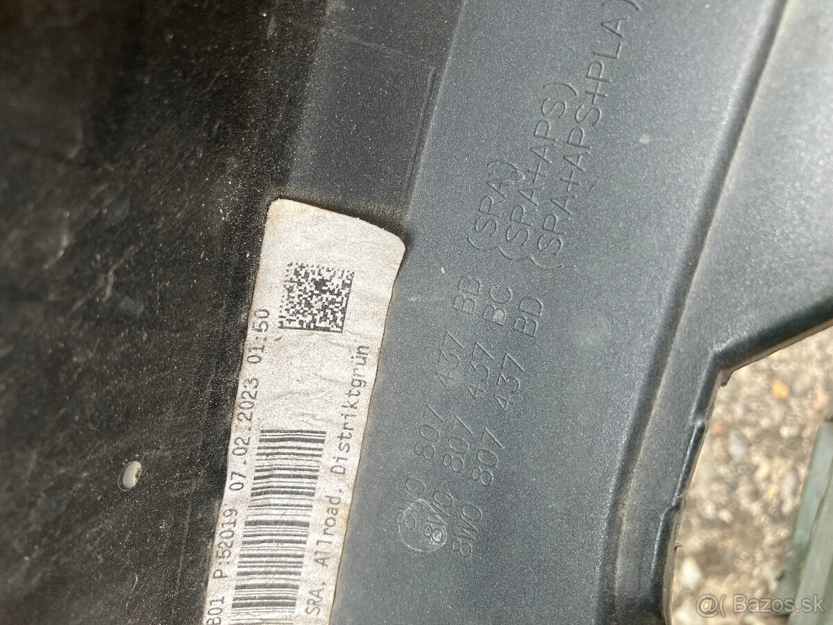 Přední nárazník AUDI A4 b9 lift ALLROAD 4pdc - 8