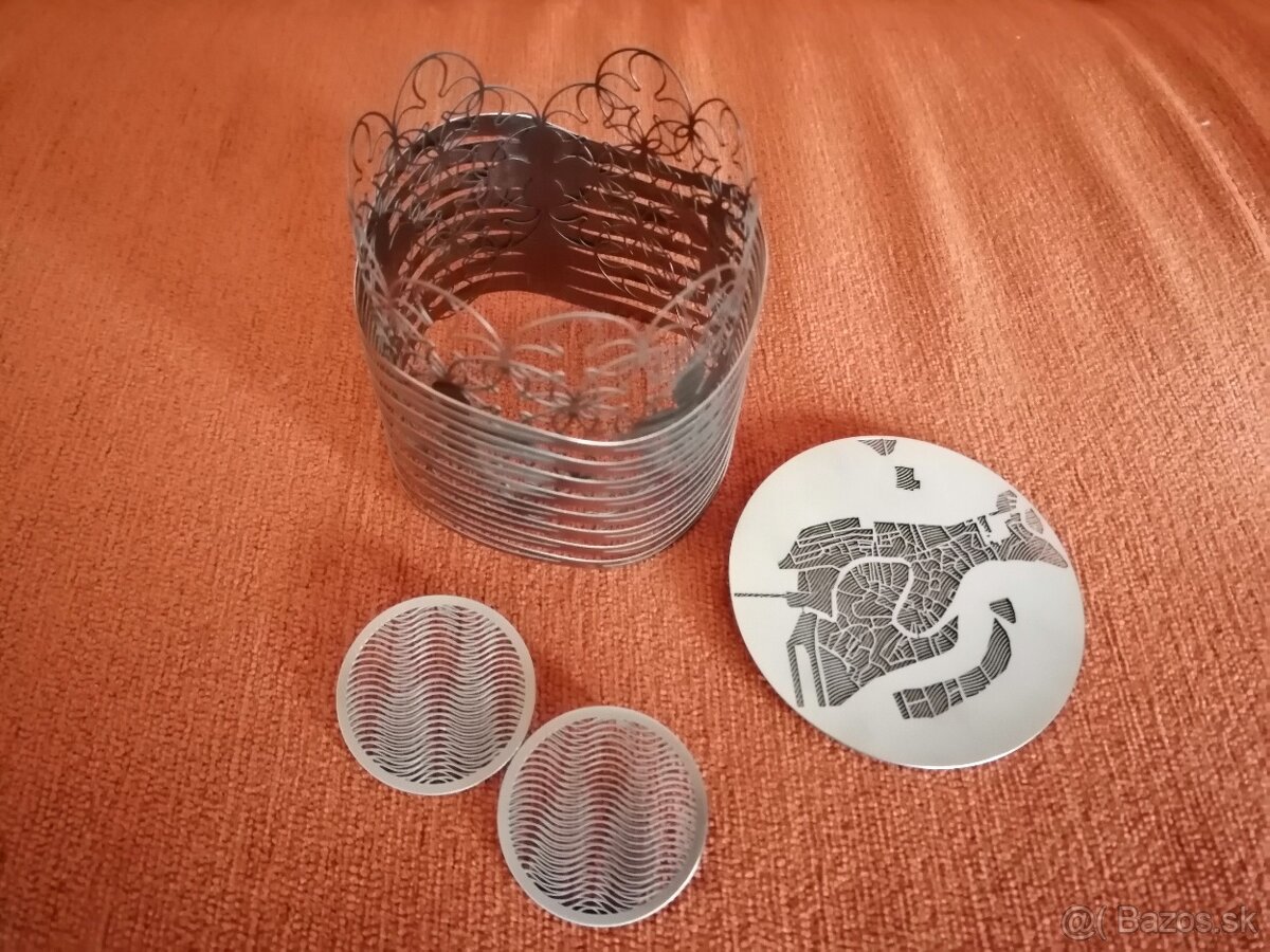 Sada šperkov-náramok, náušnice, brošňa - 8