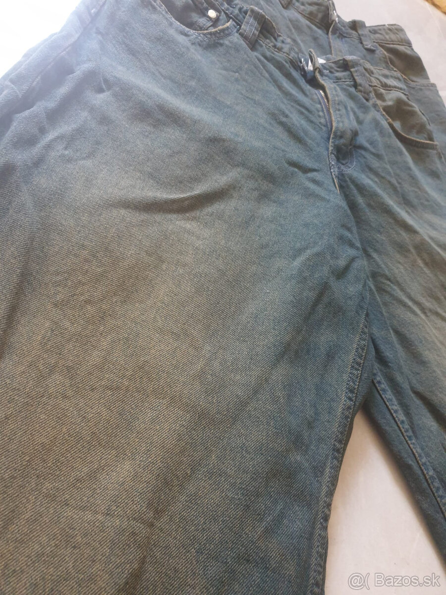 chlapčenské Baggy Jeans, nové , velkost 170 , zn. H&M - 8
