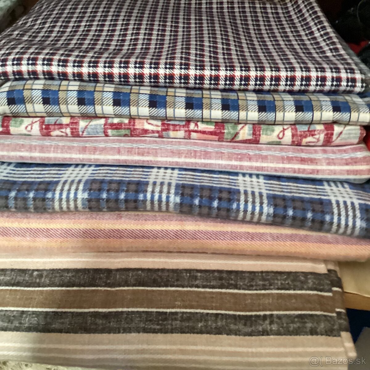 Látky na košele, pyžamká, zdastery, kratasy - 8