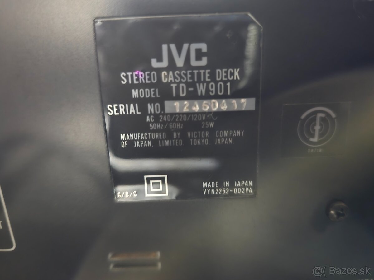 JVC TD-W901 top dvojkazetový deck - 8