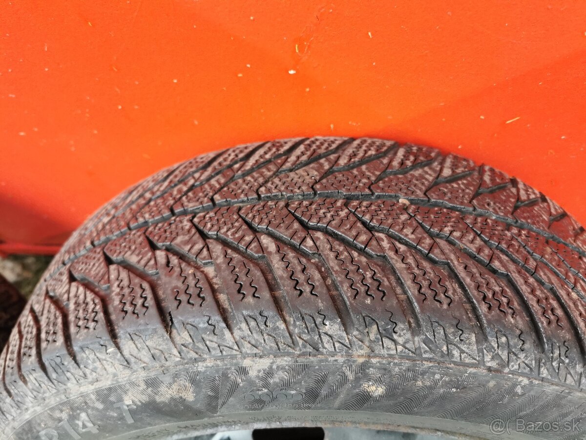 5x100 r14 185 60 14 zimné komplet kolesá - 8