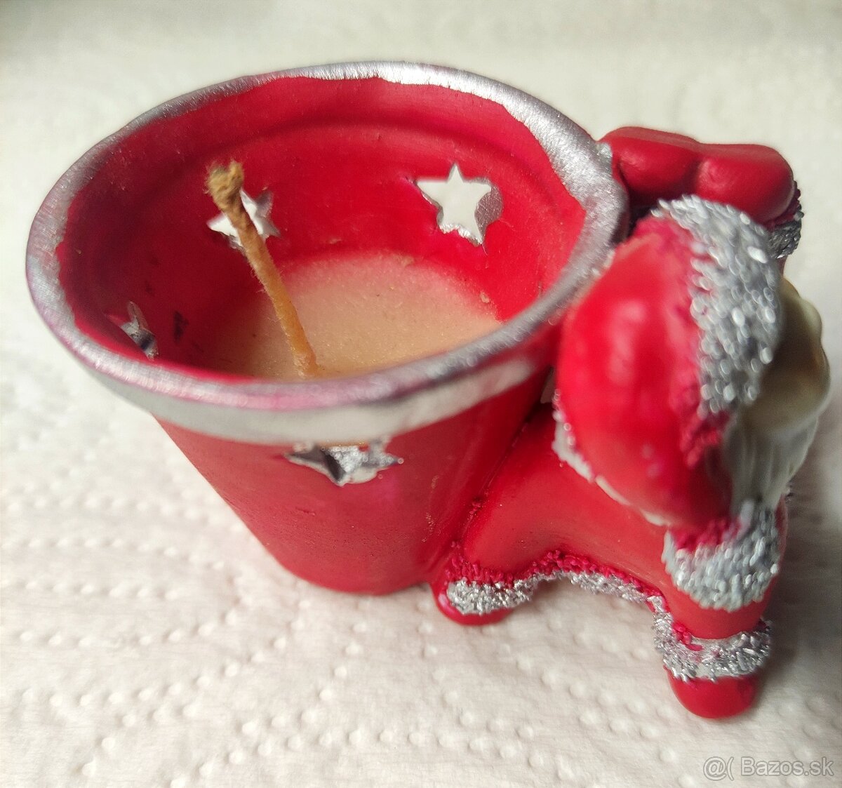 Vianočná dekorácia na sviečku a iné - 8