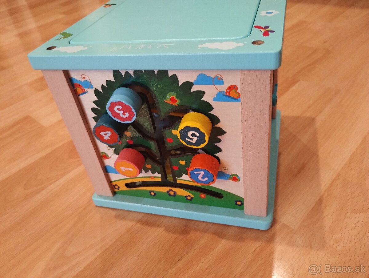 Drevenná multiaktívna kocka - 8