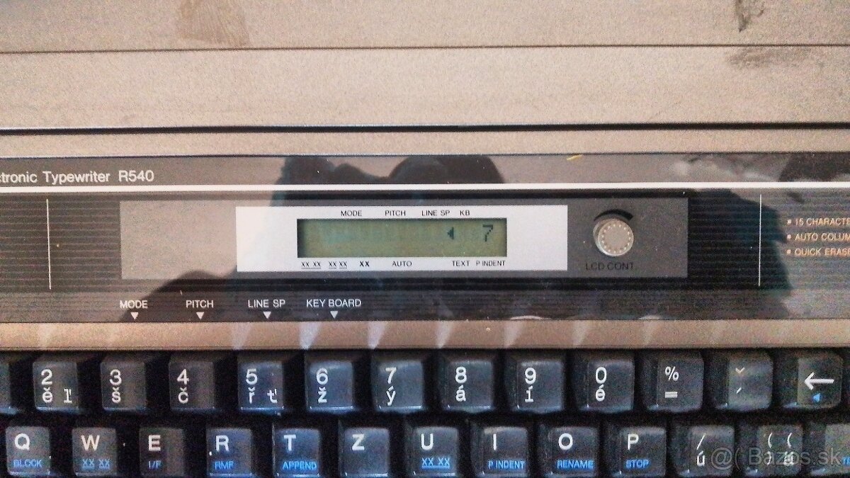 Prodám psací stroj Panasonic . - 8