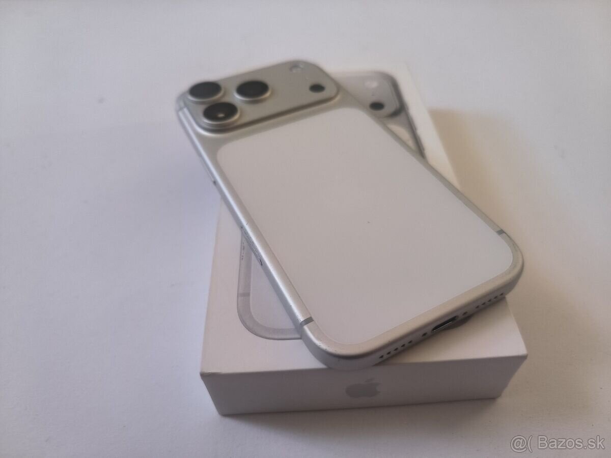 apple iphone 17 PRO MAX 256gb Silver / Batéria 100% - 8