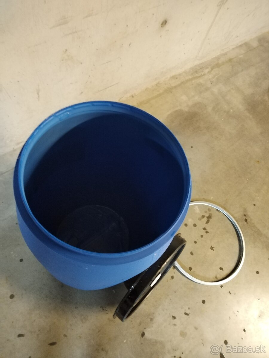 Predám plastový nový sud objem 220 litrov - 8