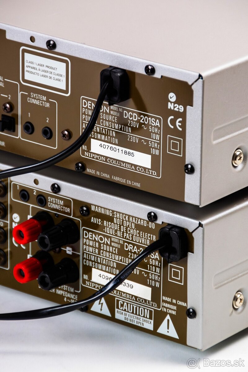 DENON zostava + diaľkové / DRA-201S, DCD-201S - 8
