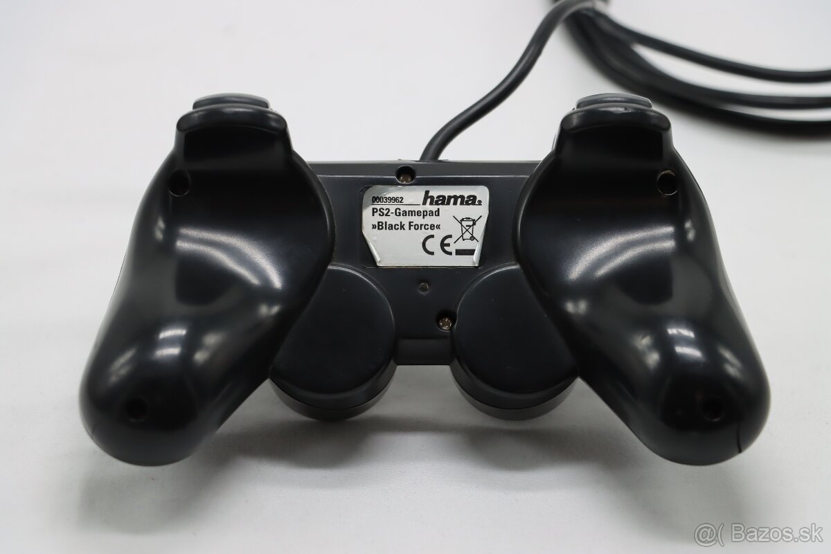 PS2 Slim 90004 + Hama ovládač, káble, OK - 8