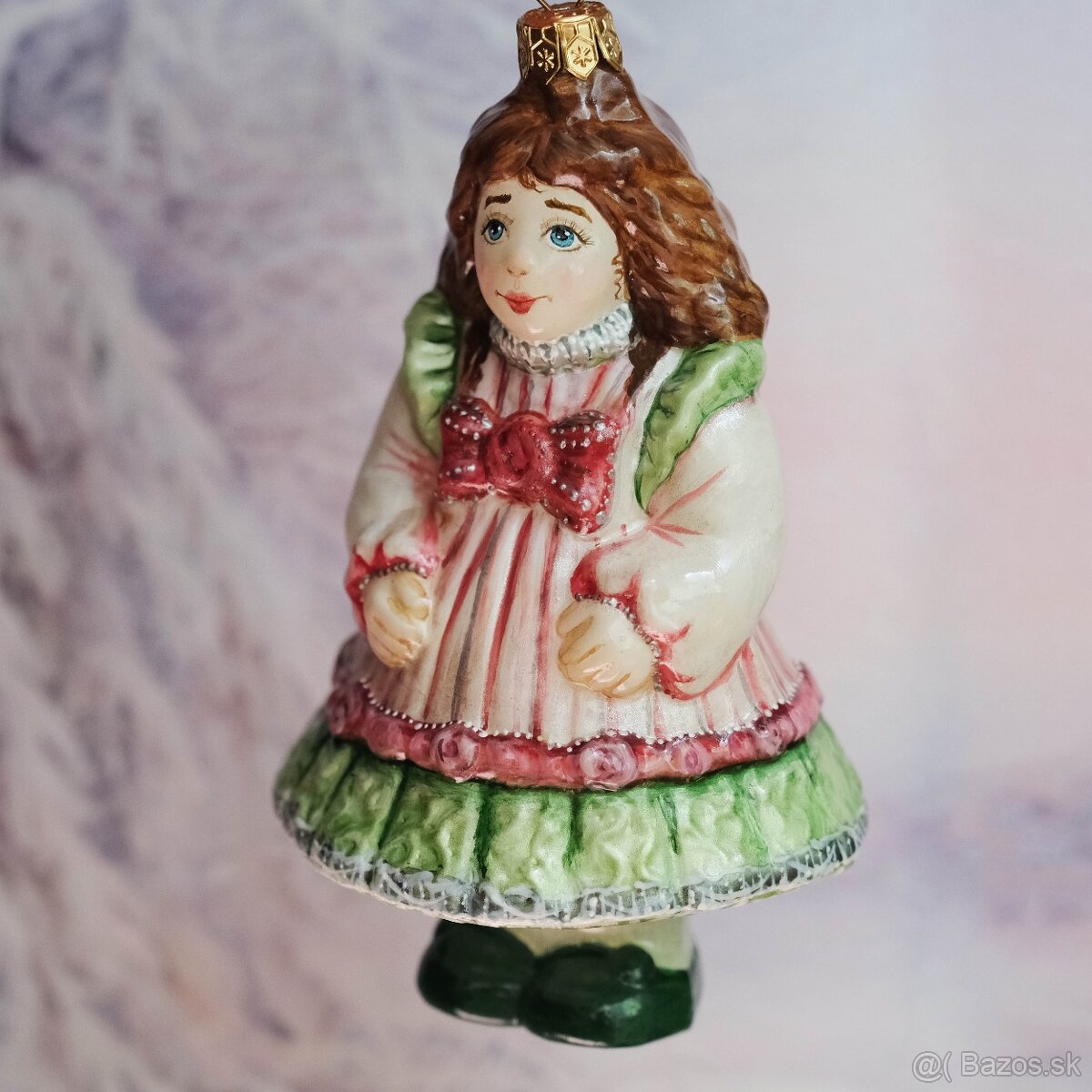 Vianočné ozdoby, sklo 15 cm - 8