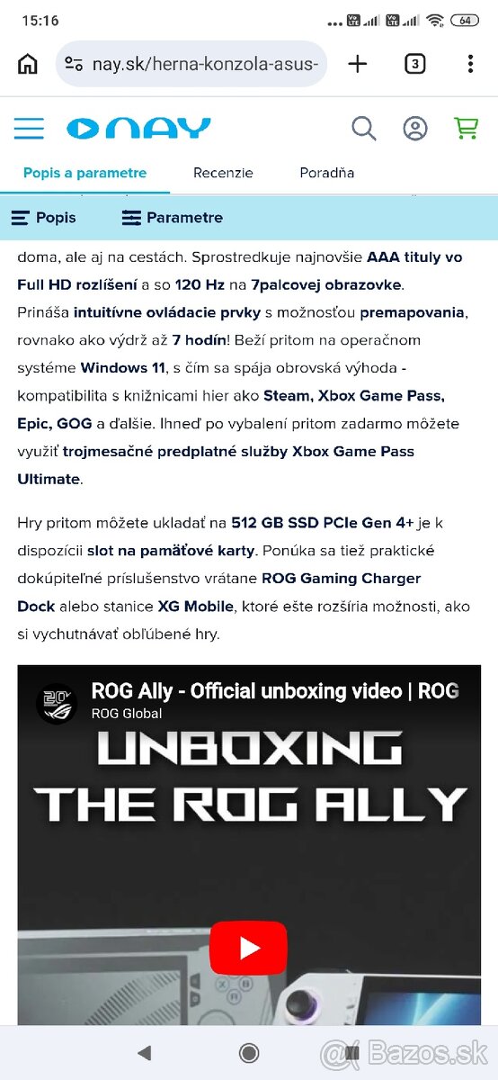 ASUS ROG ALLY RC71L-NH019W - 8