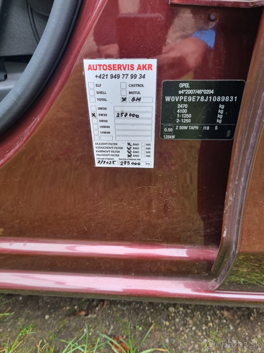 Opel Zafira 2,0 CDI 125kw 6/AT 7miest r. 2018 - 8