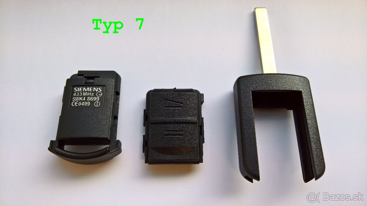 Opel / Renault Trafik - rôzne kryty klucov - 8