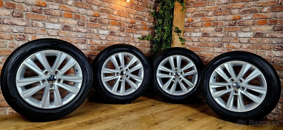 Alu R16 5x112 orig. VW Golf, Bora, Jetta...+ letné 205/55R16 - 8