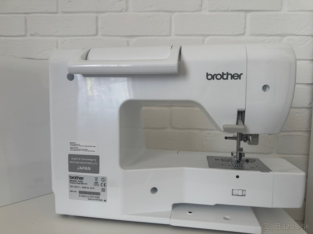 Šijací stroj Brother innov-is F420 výborný šijaci stroj - 8