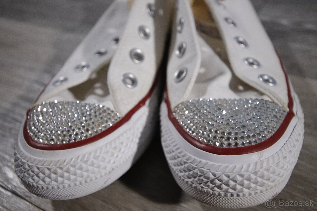 Converse Swarovski Low White 36,5 - 8
